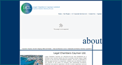 Desktop Screenshot of legalchamberscayman.com